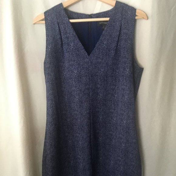 Herringbone print sheath dress - Picture 1 of 5